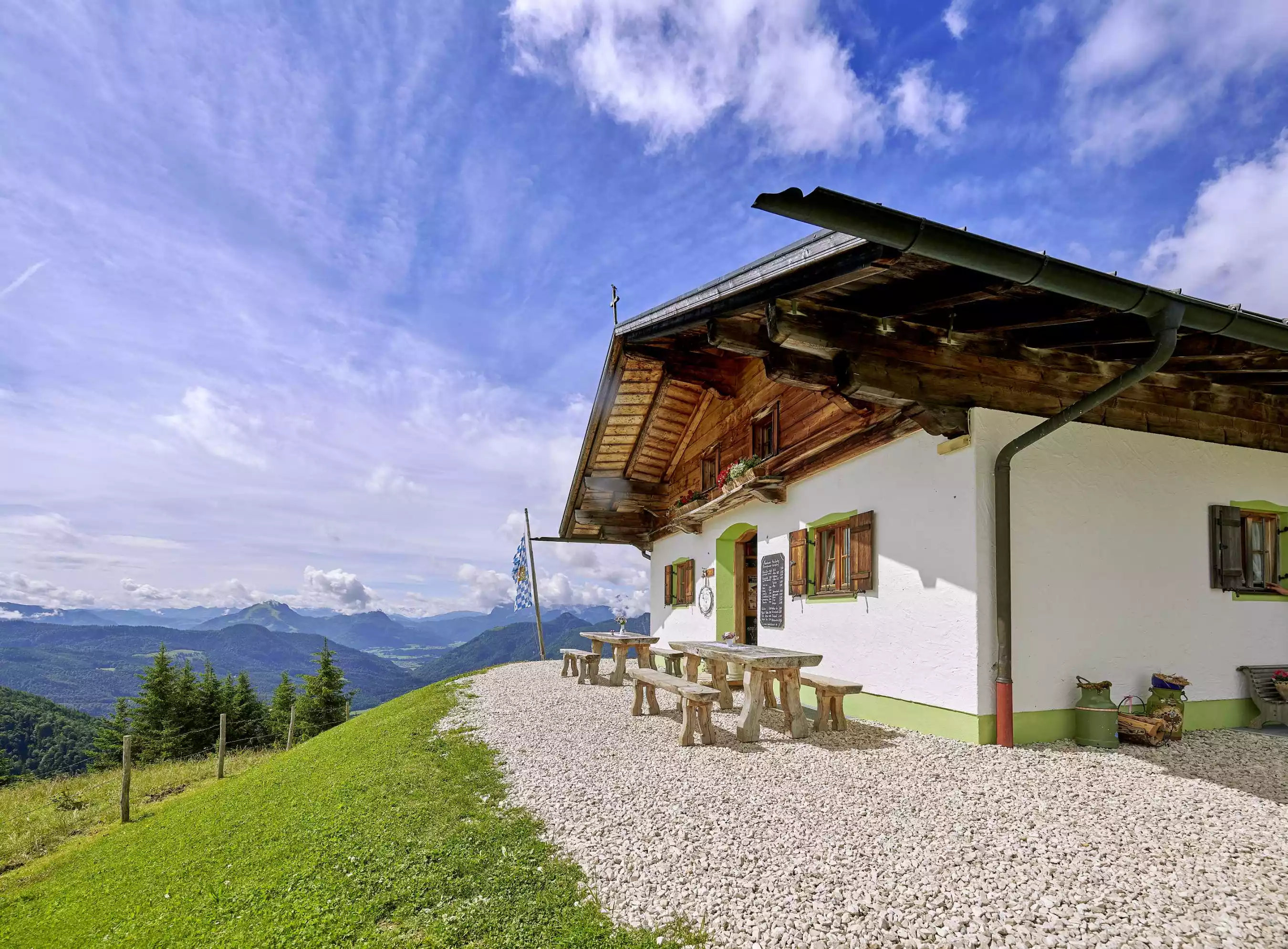 Piesenhausener Hochalm Niederalm Naderbauer-Hof