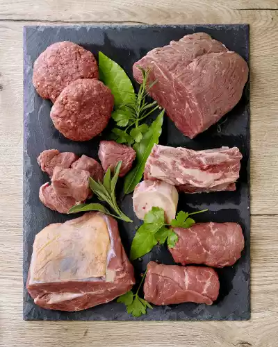 Gemischte Fleischpakete direkt vermarktet Oberbayern